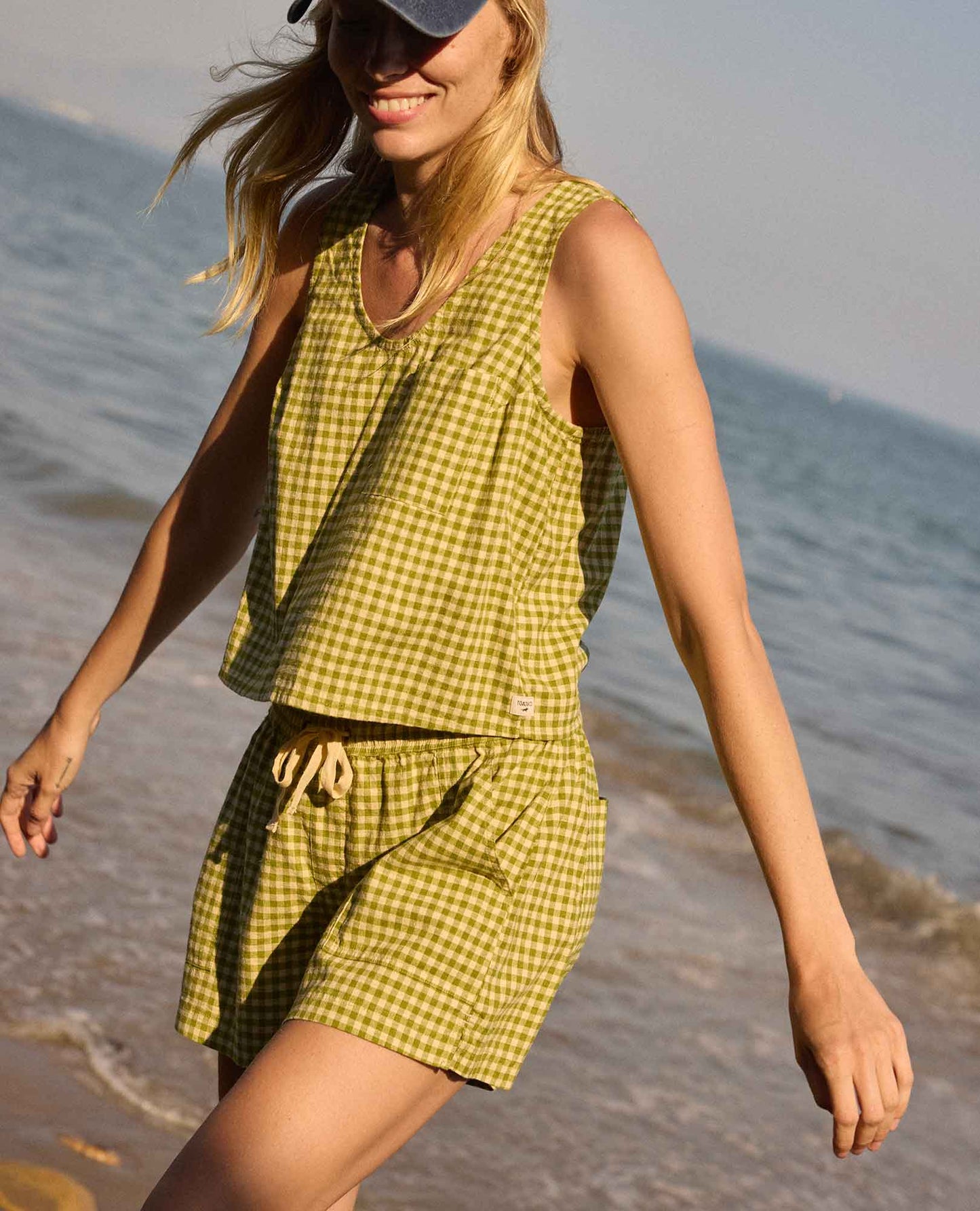 Taj Hemp Button Back Tank