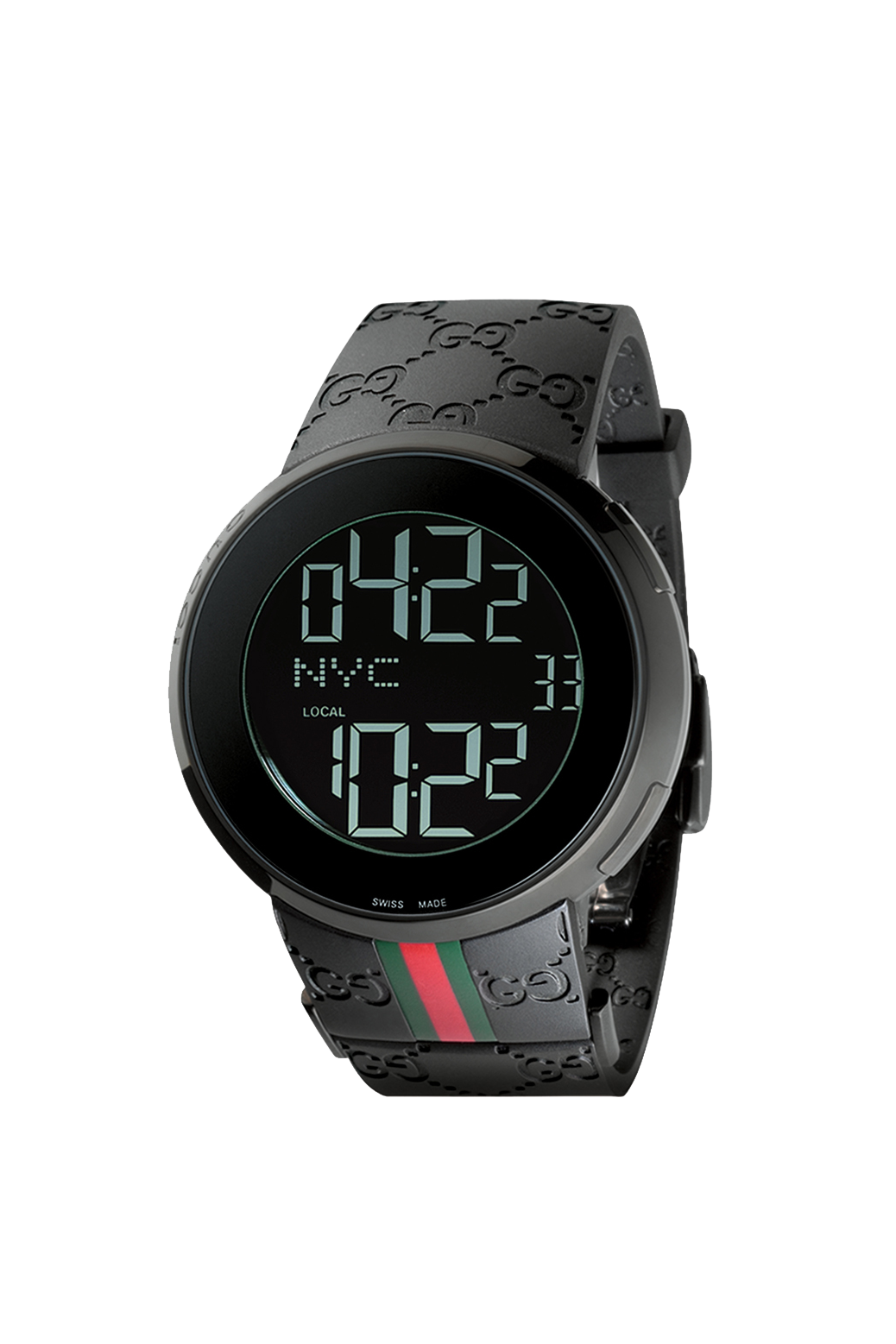 Gucci I Gucci Ion Plated Digital Mens Watch
