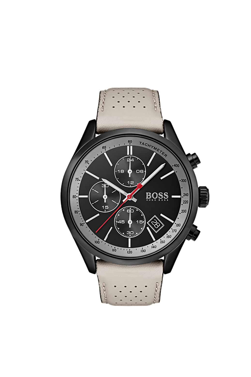 Hugo Boss Grand Prix Black Ion Plated Chronograph Mens Watch