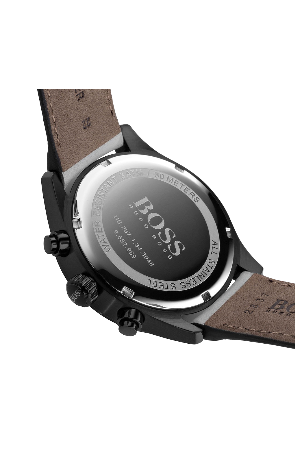Hugo Boss Grand Prix Black Ion Plated Chronograph Mens Watch
